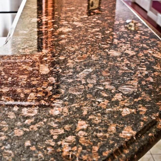 Tan Brown Granite Slab (18mm) - Premium Polish