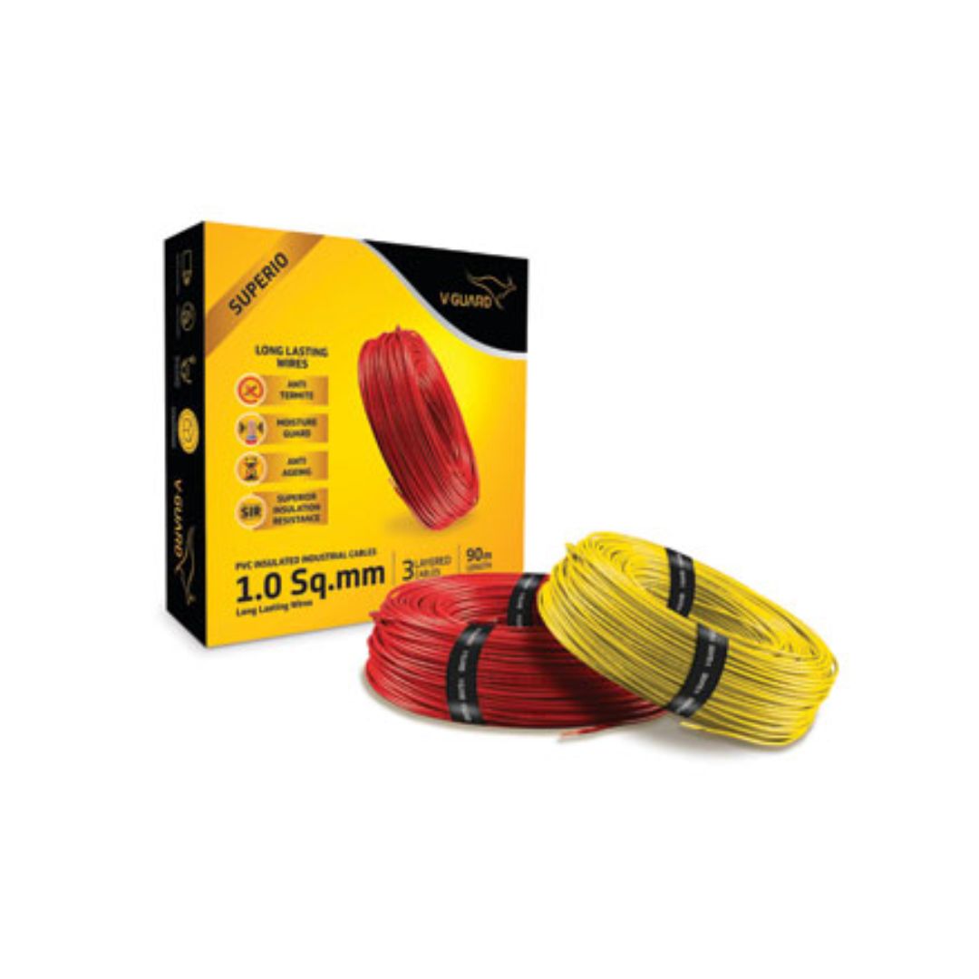 V-Guard 1.5 sq.mm FR PVC Insulated Copper Wire