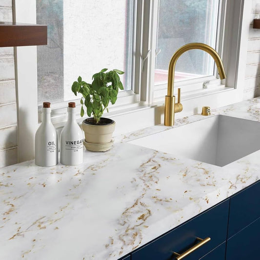 White Marble Slab (18mm) - Premium Polish